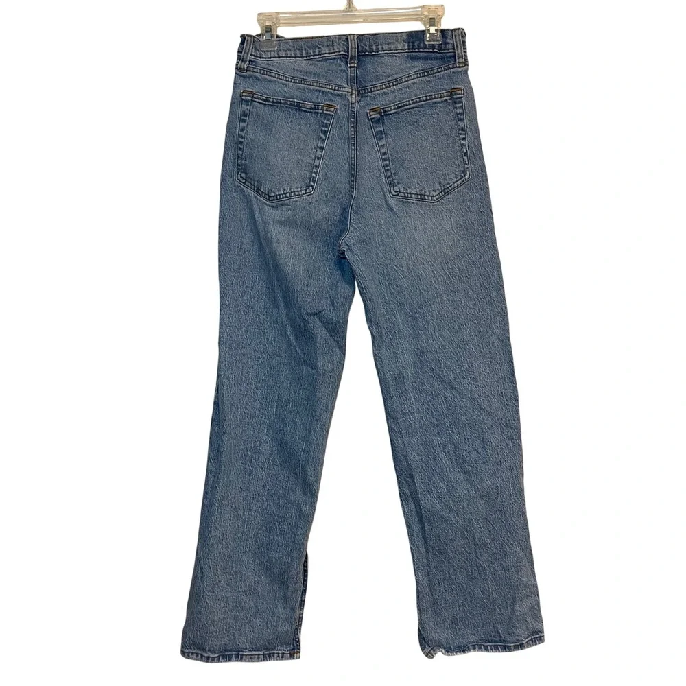Abercrombie & Fitch Jeans 90s Relaxed High Rise Rigid Denim Split Seam 30 / 10 - Picture 2 of 7